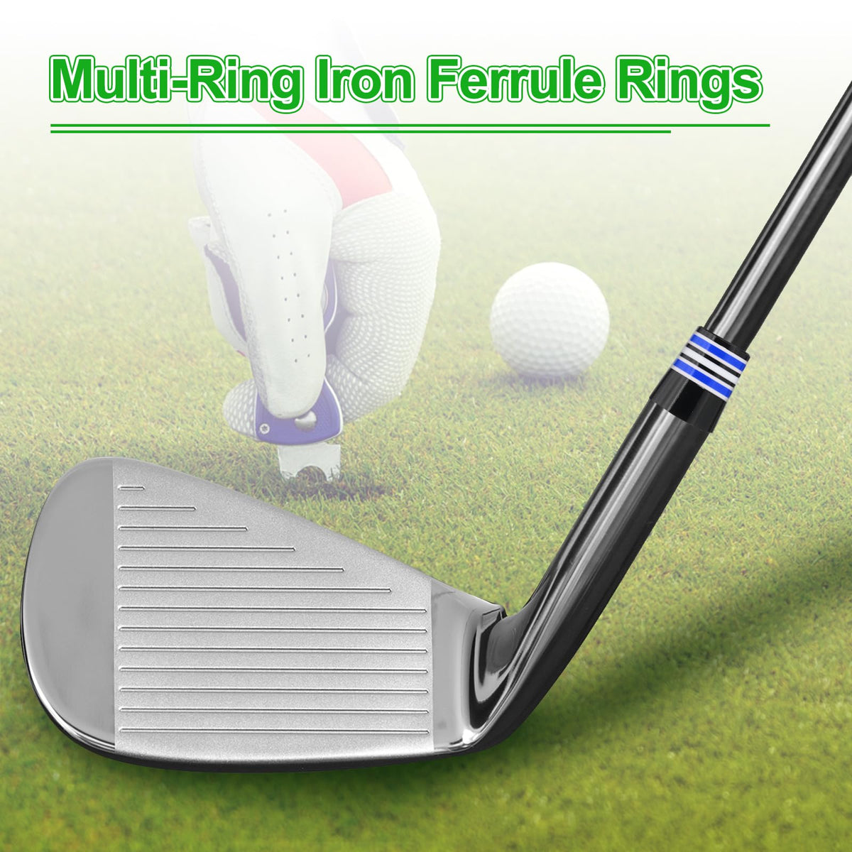 PATIKIL golf ferrules protect clubs by preventing moisture entry and damage.