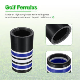 PATIKIL ferrules blue multi-ring design promotes smooth shaft-to-hosel transition during swings.