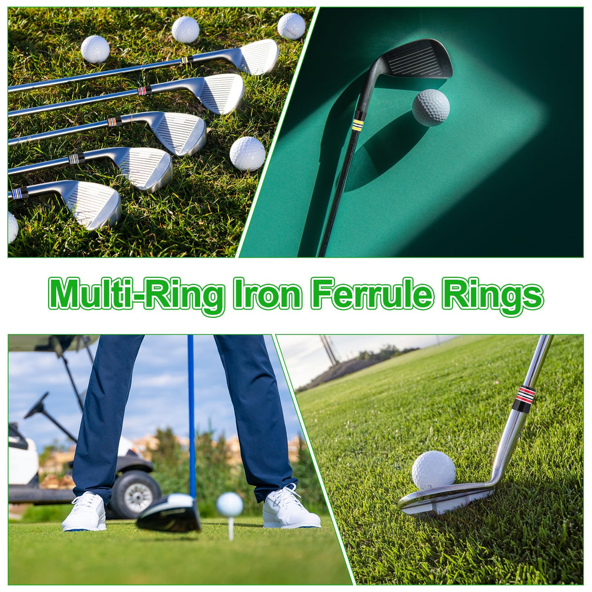 PATIKIL golf ferrules blue installation ease helps golfers upgrade gear quickly.