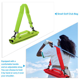 PATIKIL bag holds 5-7 clubs and 4 tees securely.