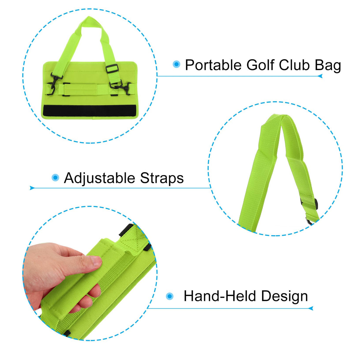 PATIKIL bag made of durable polyester for long-lasting use.