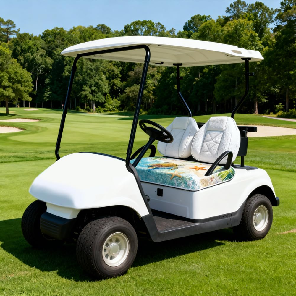 Peacoblue 51x31 seat cover fits most two-seat golf carts