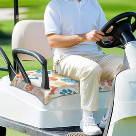 Peacoblue Black Rhombus pattern adds bold style to any cart
