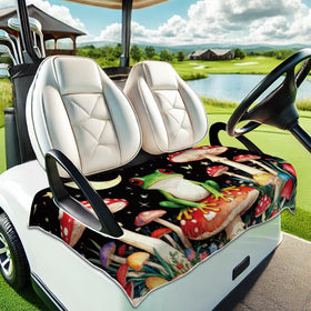 peacoblue bohemian lotus and buddha seat cover – vibrant design protects.