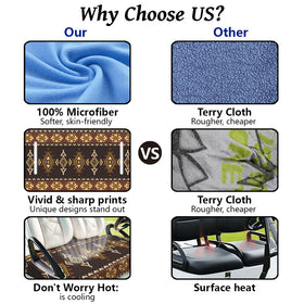 peacoblue sea turtle pattern seat cover – playful look and durable fabric.