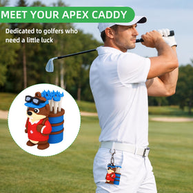 Penitue Beaver design golf tee organizer adds personality to your golf gear.