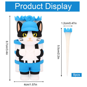 Penitue Cat Caddie eight-tee pack for quick tee-ups during rounds