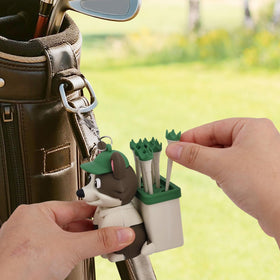 Penitue compact-design tees holder fits small bags and pockets