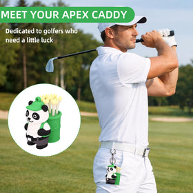 Panda attachment clips to bags, backpacks or belts