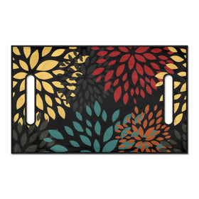 Penstroll Autumn Bloom closeup highlights vibrant print that resists fading in sun.