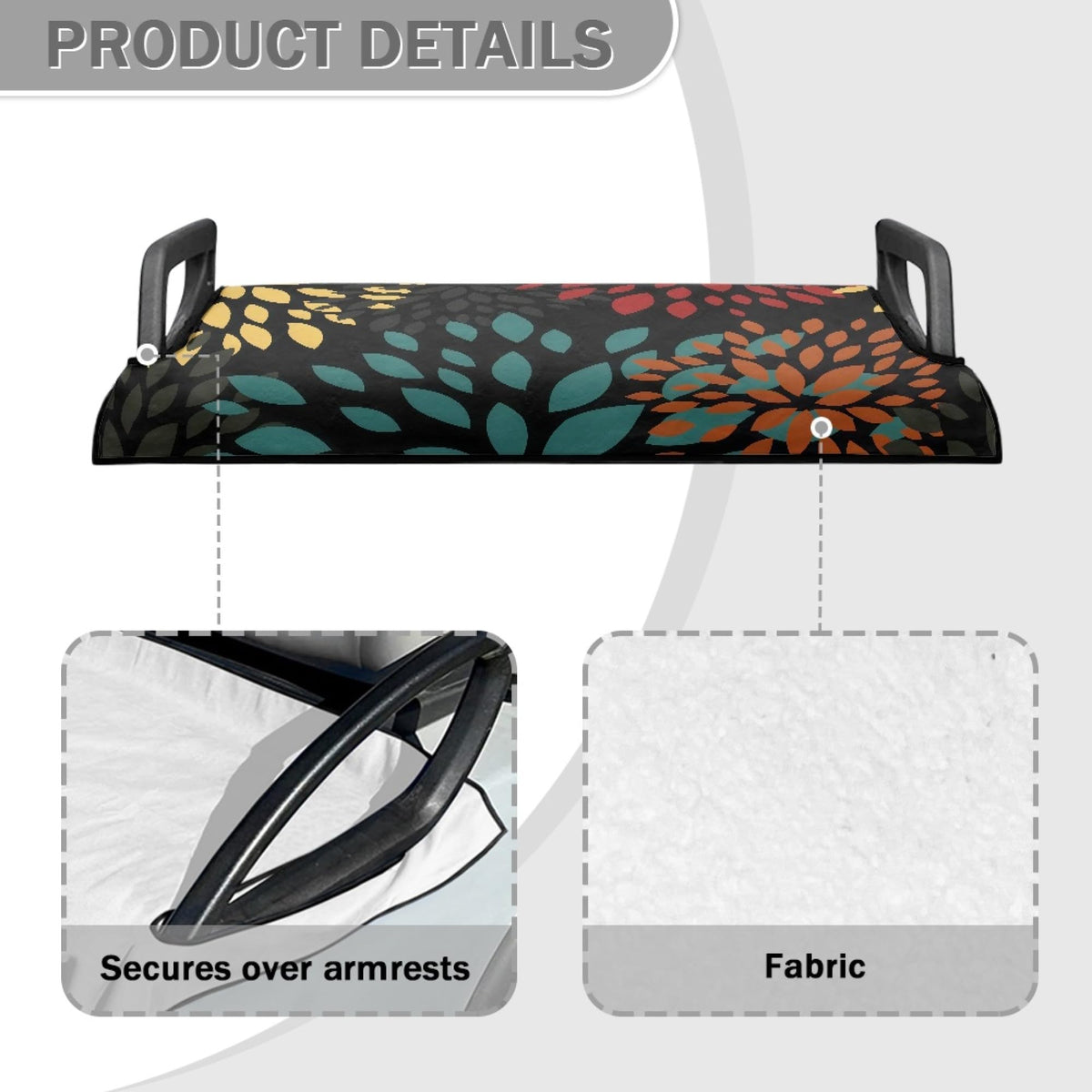 Penstroll Autumn Bloom universal-fit seats cover fits most golf carts securely.