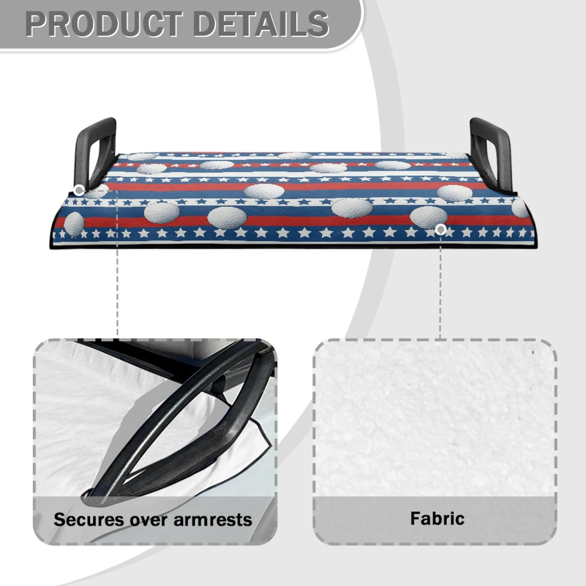 Penstroll seat cover is machine washable and dries quickly after rounds.