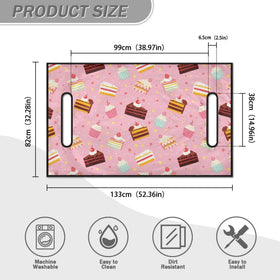 Penstroll pink cake seat cover is machine washable for simple cleaning