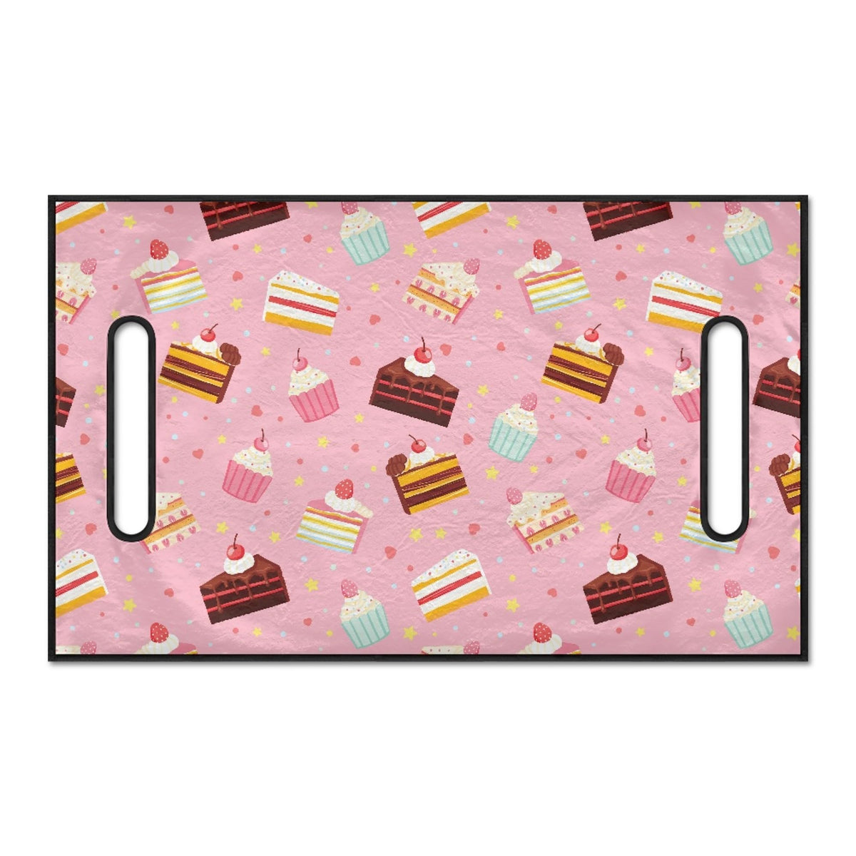 Penstroll pink cake seat cover displayed on a universal-fit golf cart