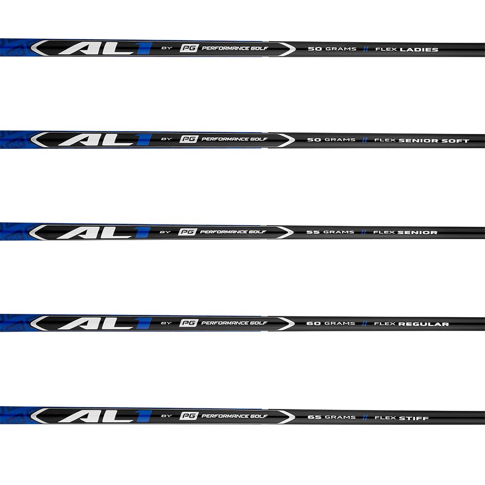 Performance Golf AnyLie Hybrid tilt details for steady loft and alignment.