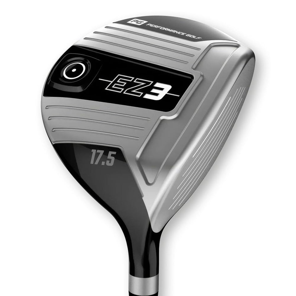 Performance Golf EZ3 Fairway Wood in action delivering straight, high-trajectory approach shots.