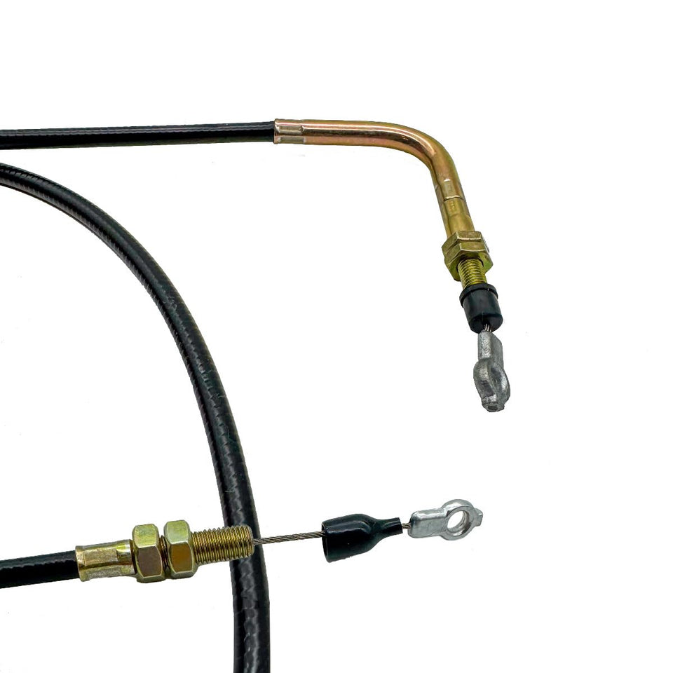 Performance Plus Carts EZGO accelerator cable 56-inch close-up for smoother throttle control.