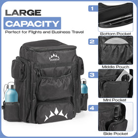 PERSEVA insulated cooler compartment keeps beverages cold on course