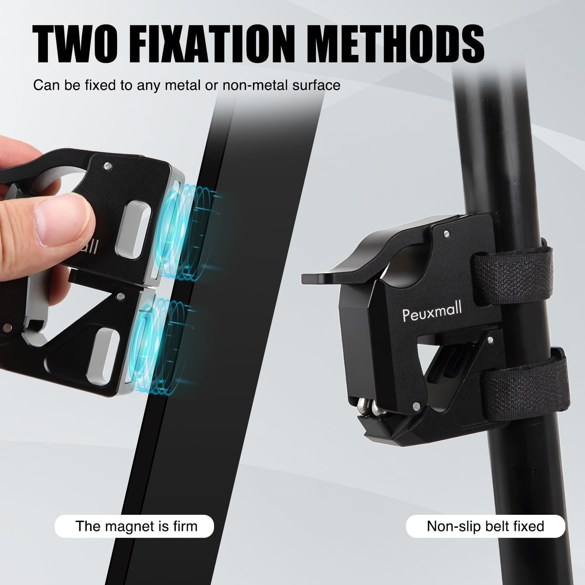 Peuxmall aluminum alloy cigar holder delivers durable, lightweight support.