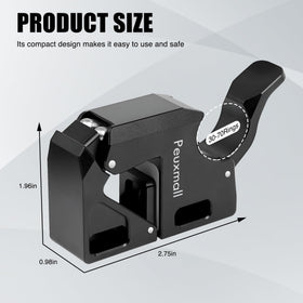 Peuxmall four-straps secure-mount keeps holder fixed on any pole.