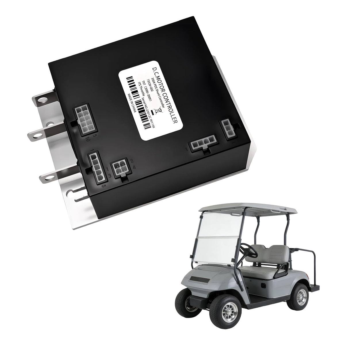 PFUM 73326G02 controller front view for EZGO TXT delivers smooth startup.