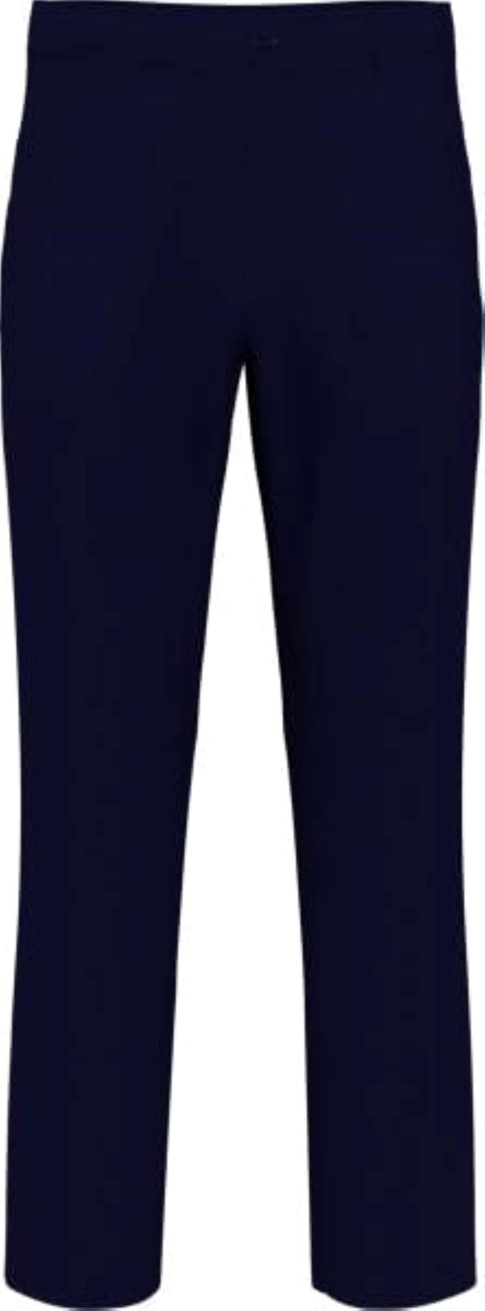 PGA TOUR boys flat-front golf pant in black iris offers stretch comfort for swings and outdoor play.