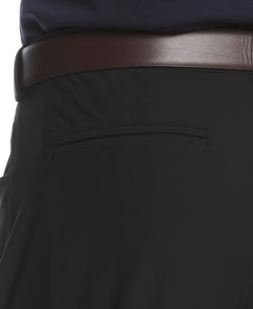 PGA TOUR boys stretch tricot fabric supports unrestricted swing motion.