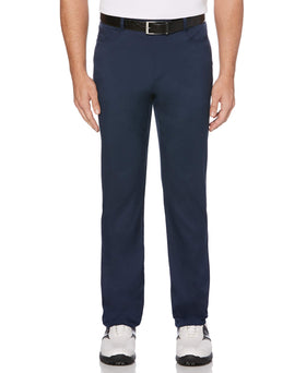 PGA TOUR men's flat-front comfort stretch pant front view showing modern fit and mobility.