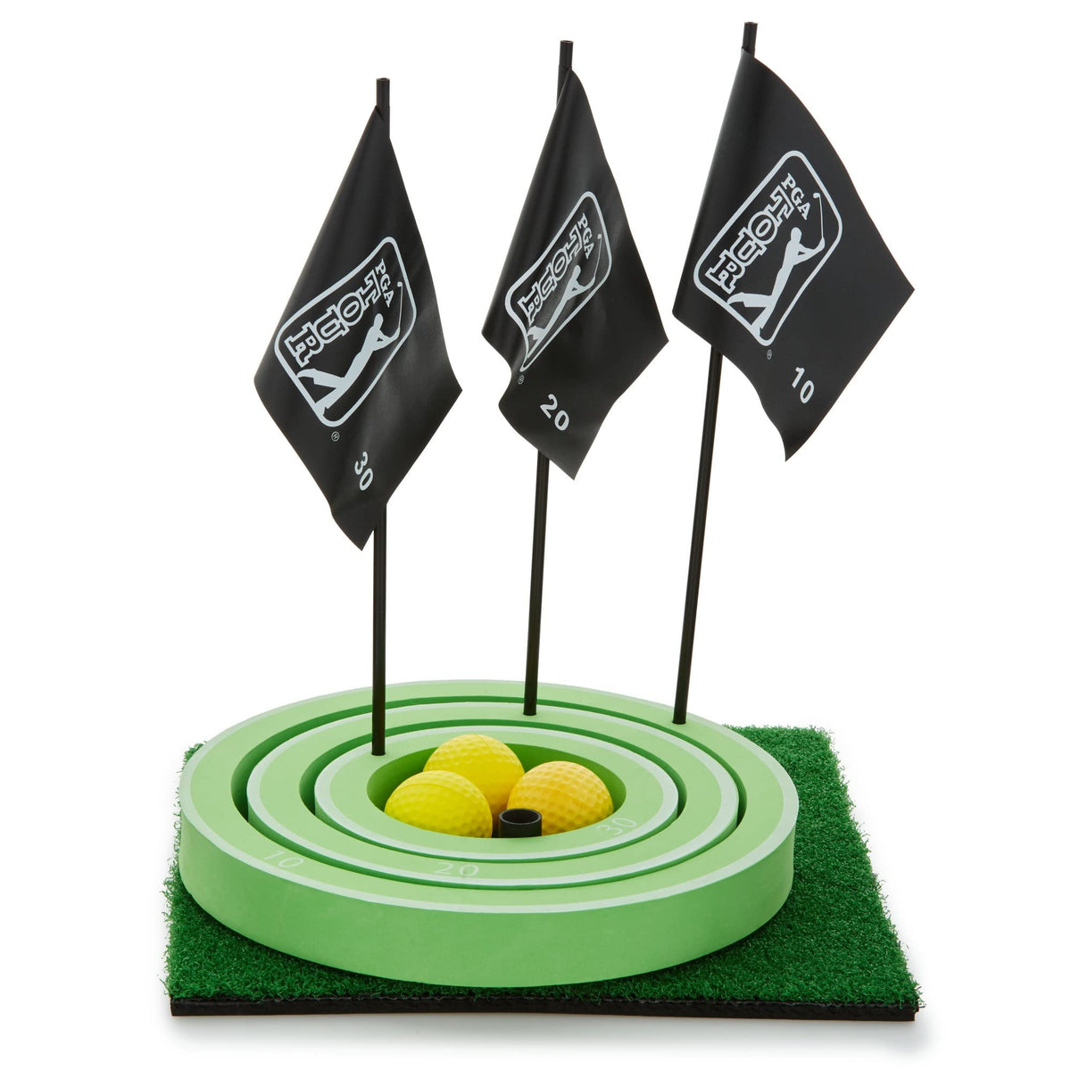PGA TOUR product packaging shown for easy setup and portability