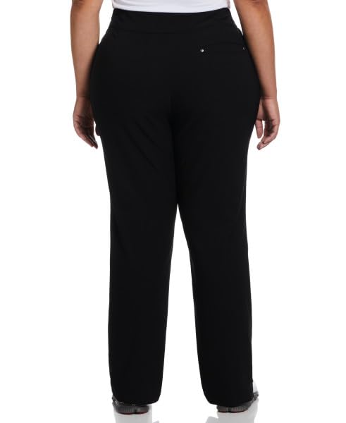 PGA TOUR tummy-control detail showing built-in shapewear for a flattering, smooth fit.