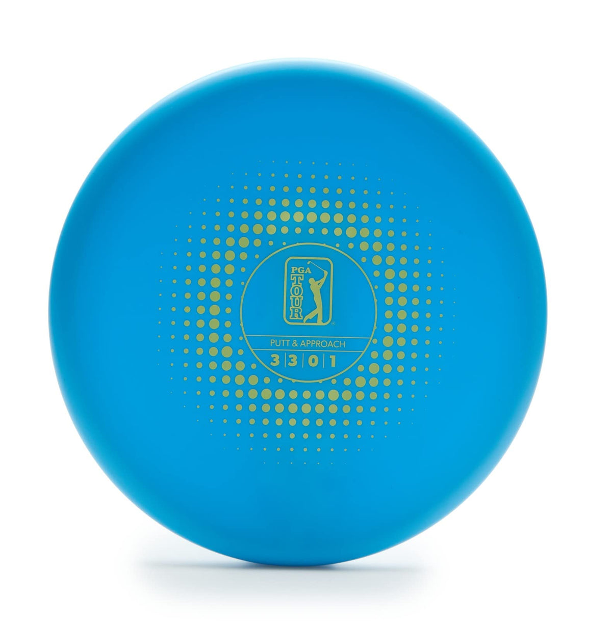 PGA TOUR logo centered on discs reinforces brand during play