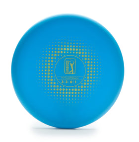 PGA TOUR logo centered on discs reinforces brand during play