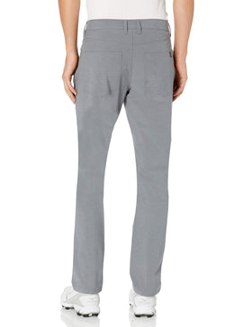 PGA TOUR dobby-textured golf pants with 4-way stretch for all-day comfort.