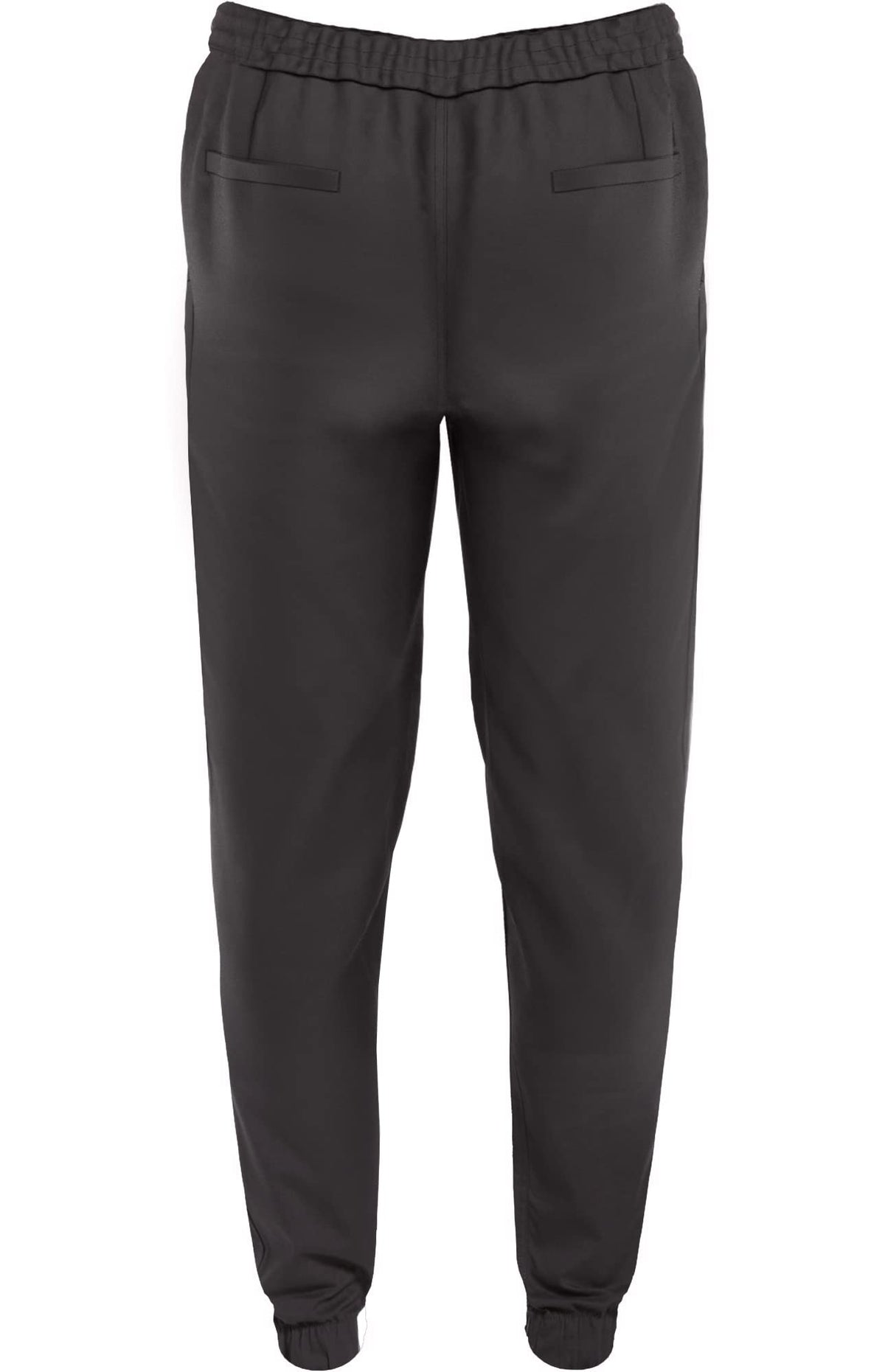 PGATOUR men's Eco Dobby Pants in asphalt with back-pocket detail for secure storage