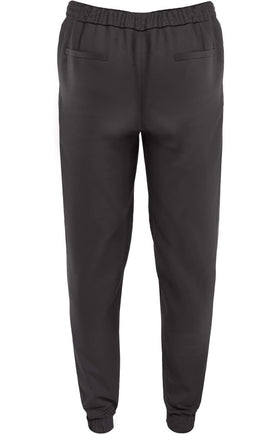 PGATOUR men's Eco Dobby Pants in asphalt with back-pocket detail for secure storage