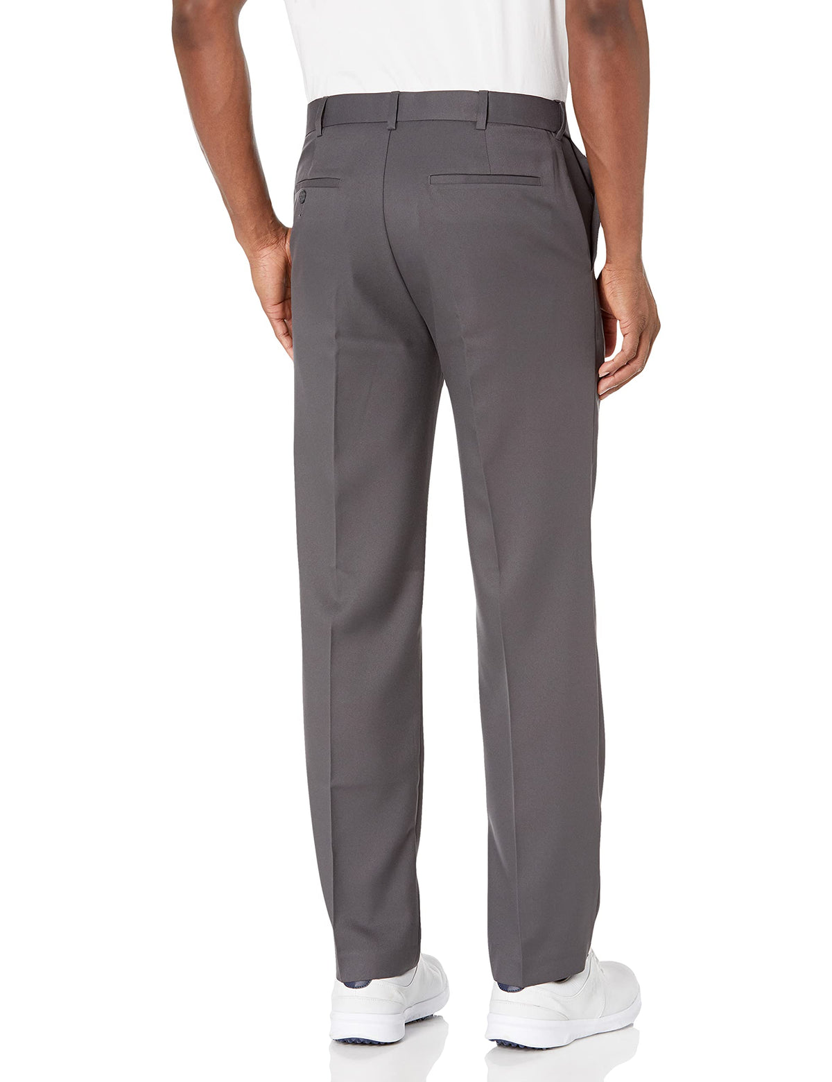 PGA TOUR expandable waistband closeup, hidden elastic for flexible, all-day comfort.