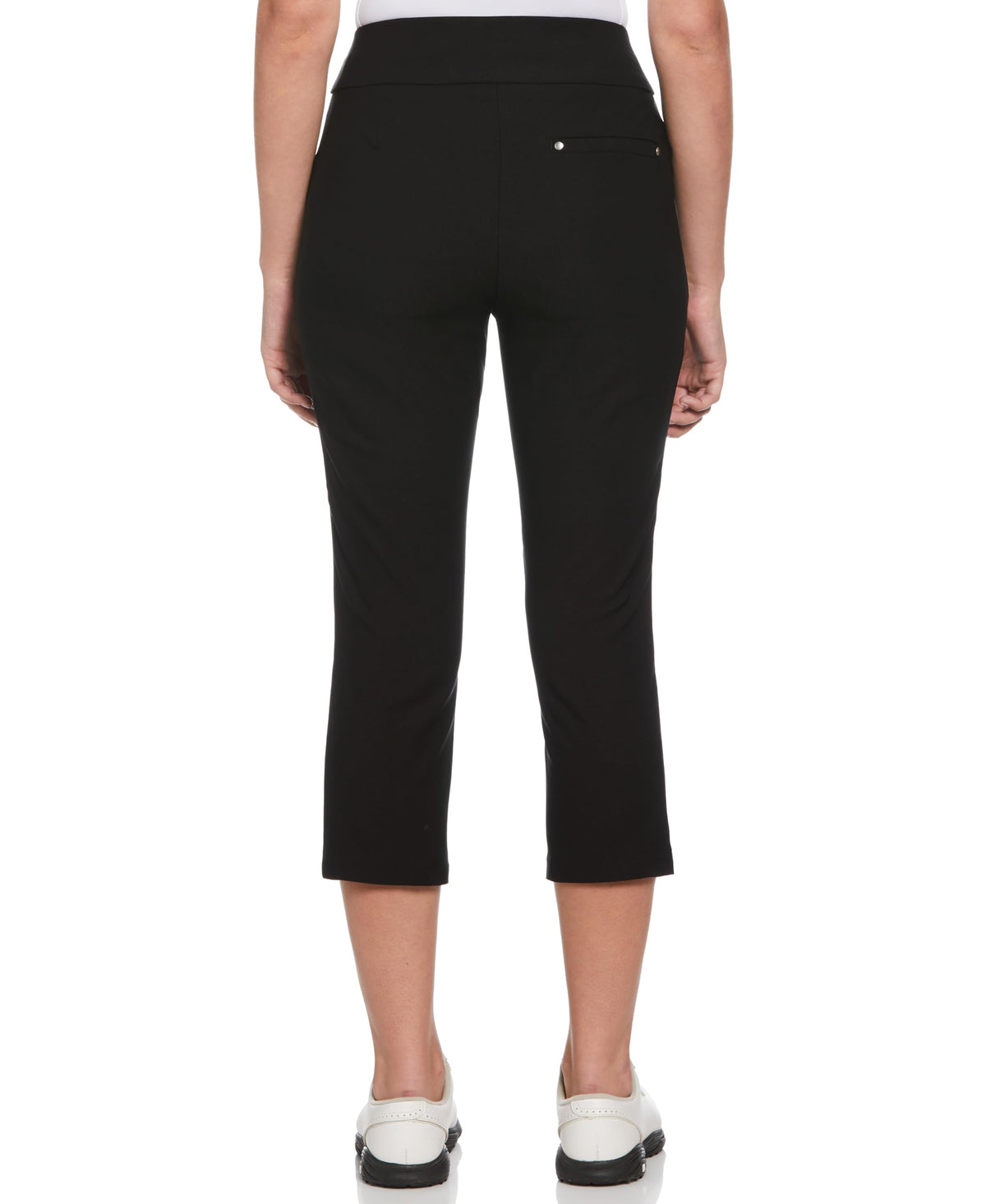 PGA TOUR capri pants highlight moisture-wicking and sun protection for sunny rounds