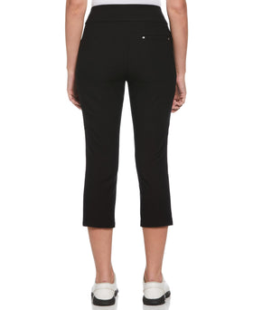 PGA TOUR capri pants highlight moisture-wicking and sun protection for sunny rounds