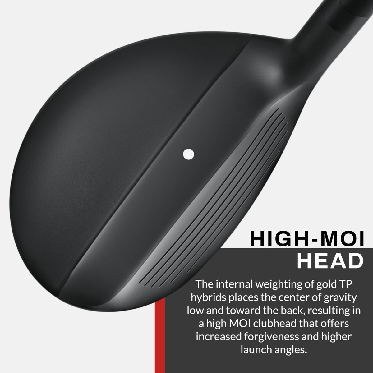 PGF Gold Tour Hybrid 7 forged carbon steel face boosts speed and durability