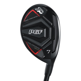 PGF GCWarehouse Gold Tour hybrid profile for forgiving, high-launch shots.