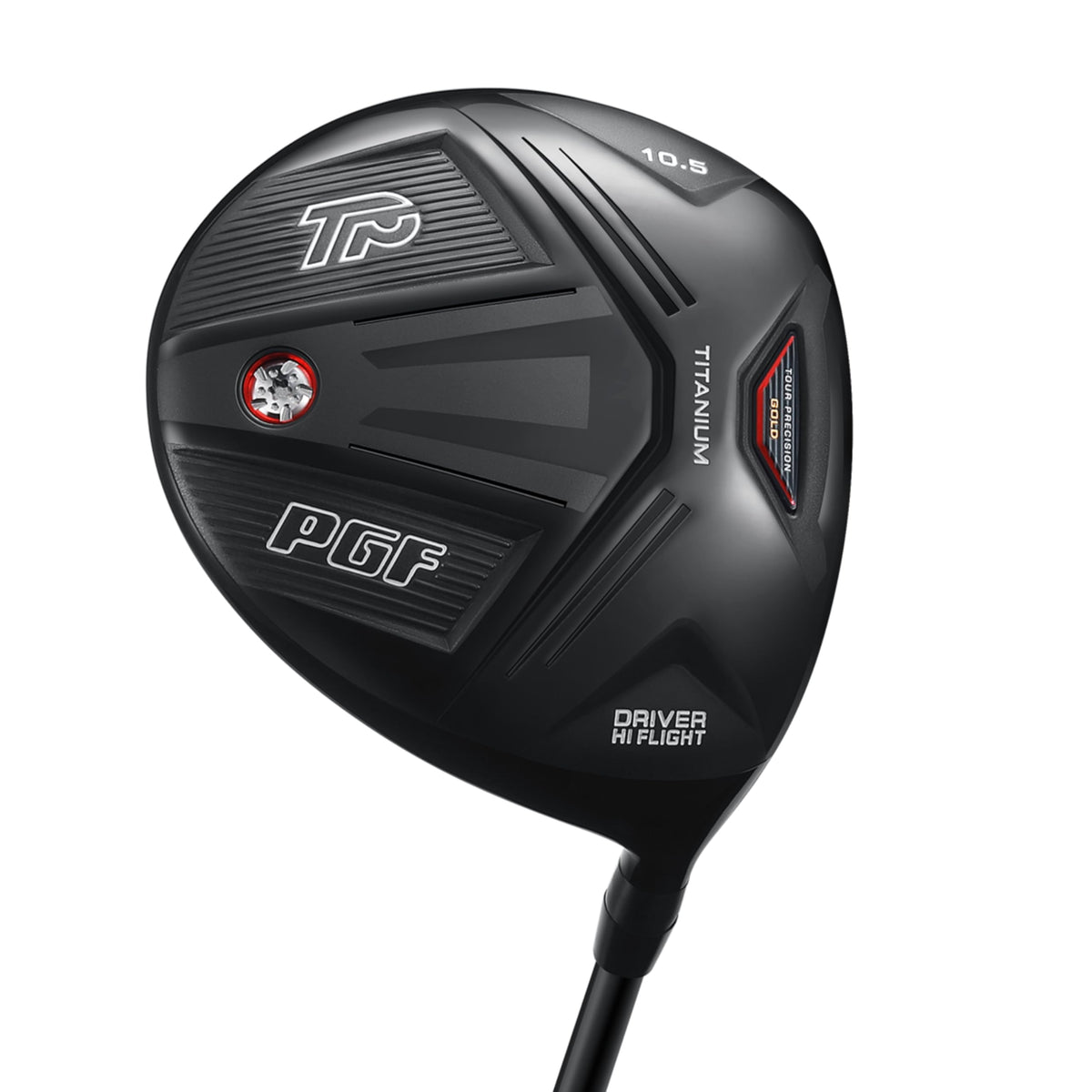 PGF Gold Tour Precision Driver head showing forgiveness-focused design for mis-hits.