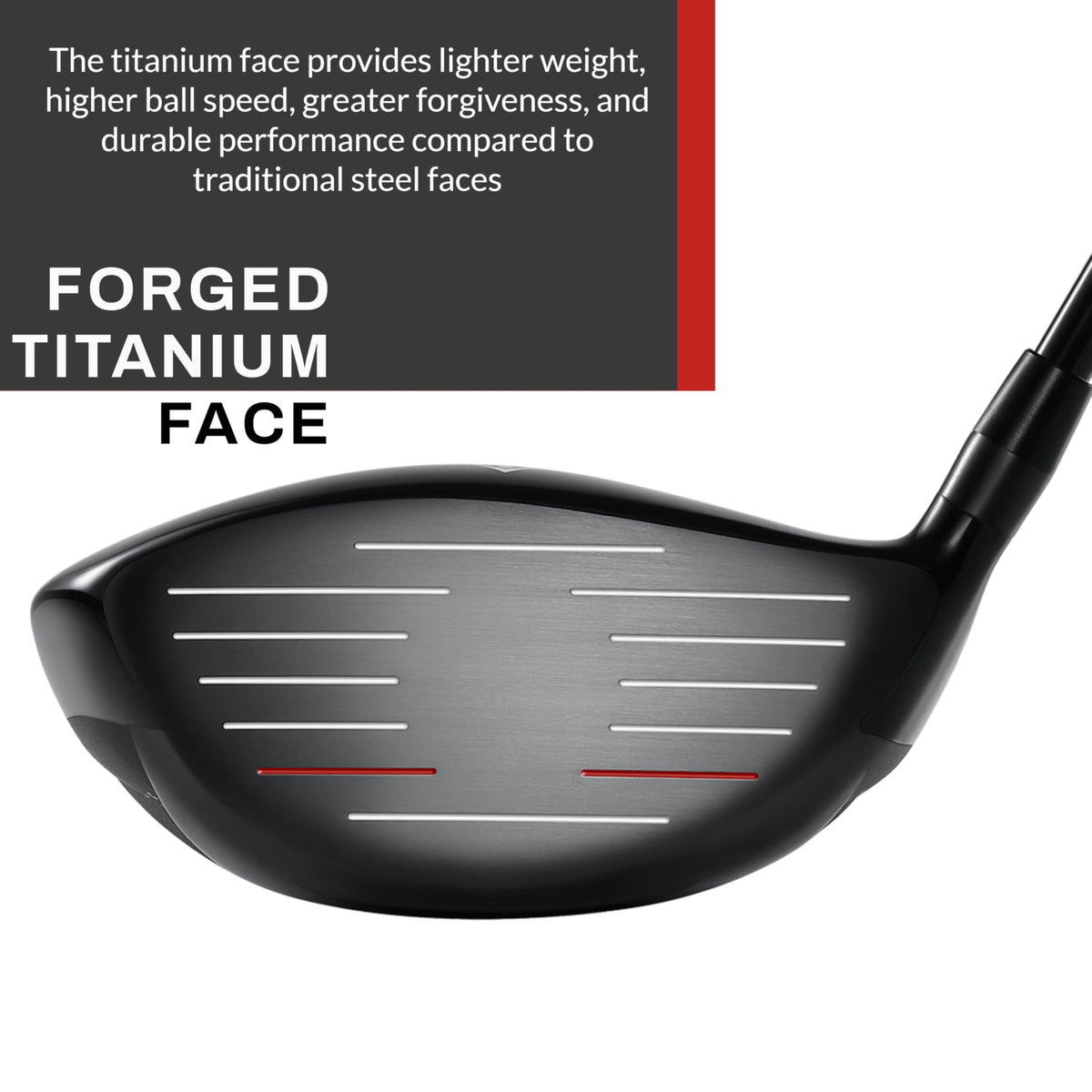 PGF Gold Tour Precision Driver MOI-rich head improves consistency on mis-hits.