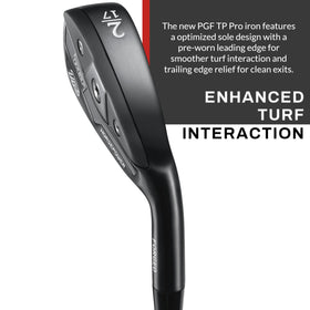 PGF Gold TP back weighting indicating enhanced stability at impact