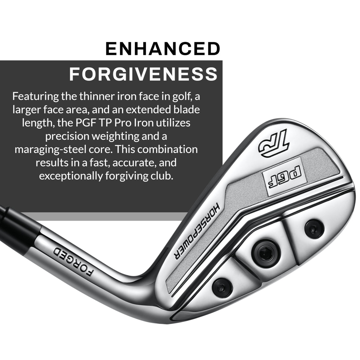 PGF Gold TP finishing quality conveys premium craftsmanship and precision