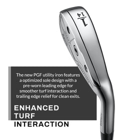 PGF Gold TP hollow body image highlights optimized weight distribution