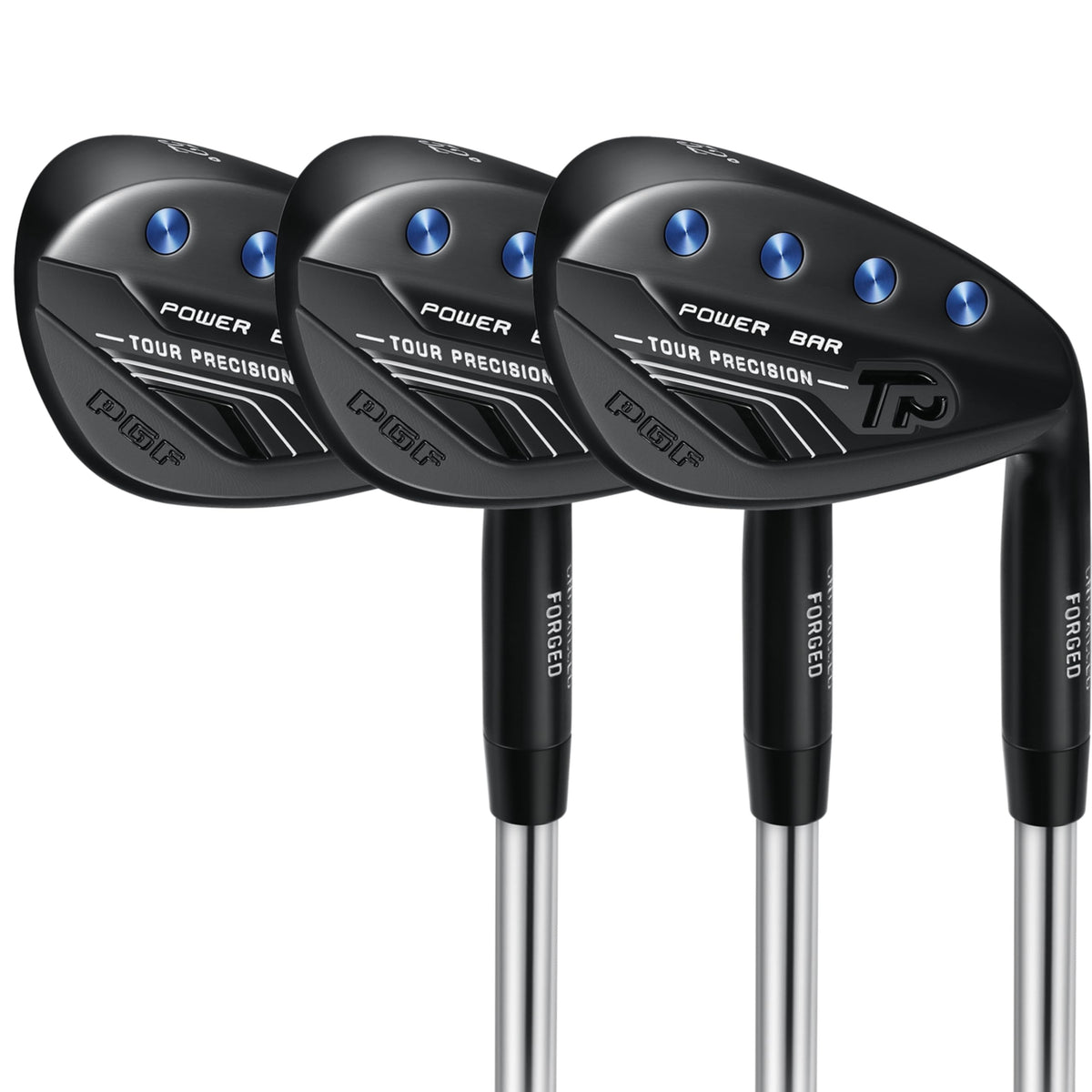 PGF Gold TP 52-degree full-face milled wedge for versatile greenside control