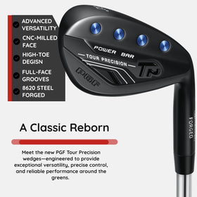 PGF Gold TP 56-degree full-face milled wedge for reliable bunker exit