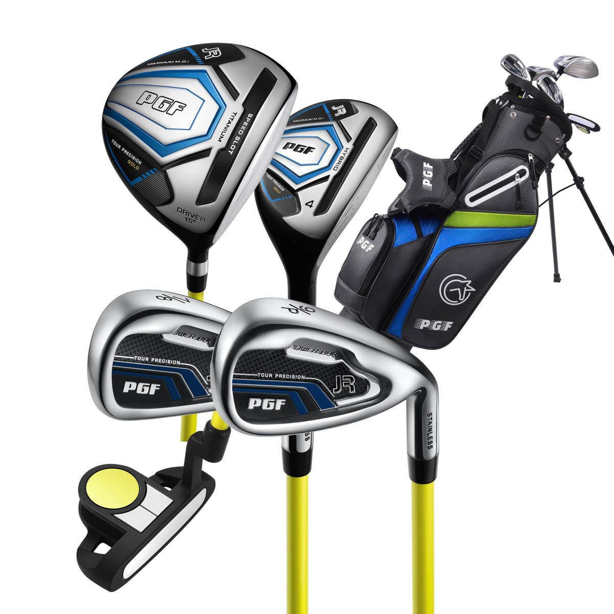 PGF Gold TP JR Kids set in black, beginner-friendly overview image
