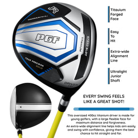 PGF Gold TP JR lightweight junior flex shaft for easier swing