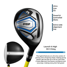 PGF Gold TP JR low center of gravity design helps higher, forgiving shots.